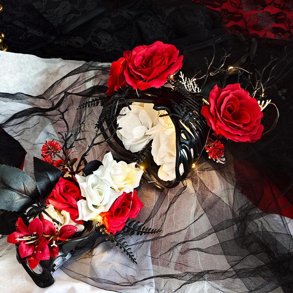 Halloween Decor, Gothic Wall Decor Floral Skeleton Torso For Halloween Decorations Indoor, Gothic Ribcage Art, Easy Indoor Display