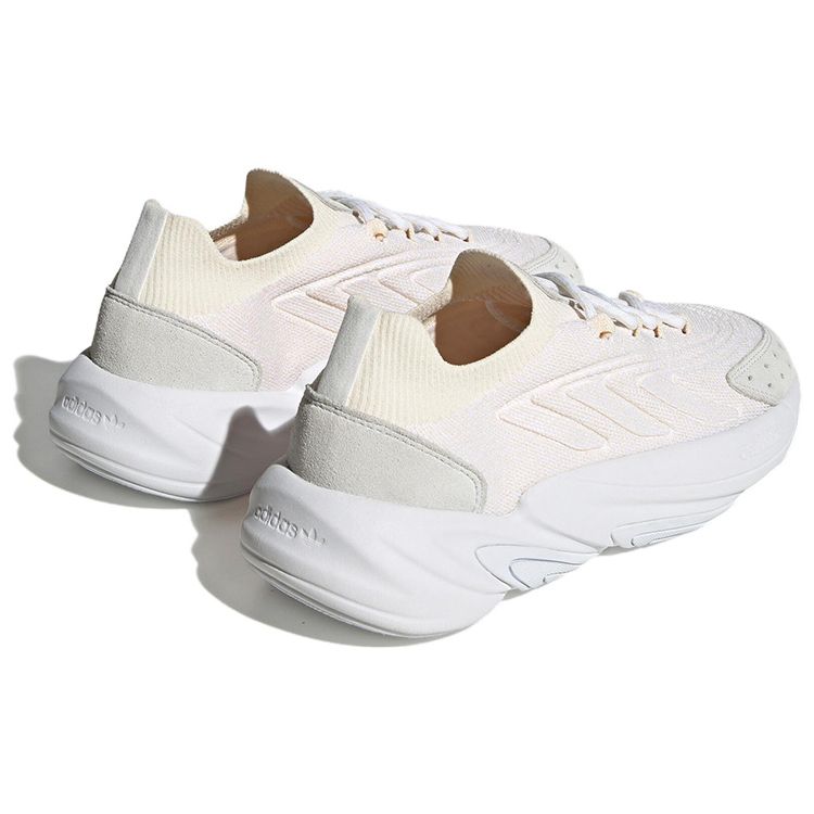 Adidas Originals Ozelia Knit Shock Absorbing Durable Non-Slip Low-Top Sports Casual Shoes Women Sneakers White Gray GX6943