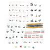 Electronic Components Kit Assortment 6 Values Resistor Electrolytic Capacitor LED Diodes