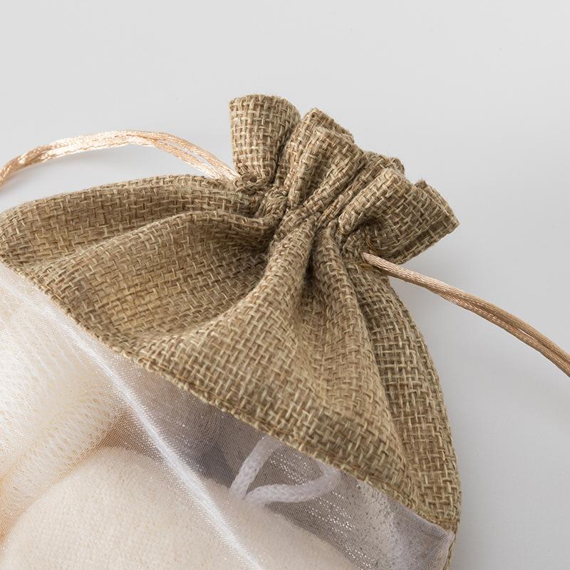 1 Set Spa Shower Gift Bag Bathing Skin Cleaning Kit Gift For Women Sisal Bath Flower Foot File Kit Back Scrubber Gloves Massager