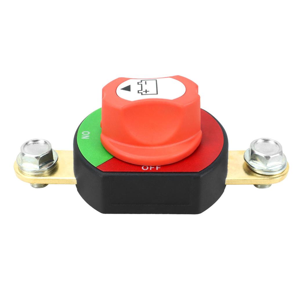 Side Post Battery Disconnect Switch for Car RV Boat Marine Battery Switch Disconnect Power Cut Shut Off Screw Type