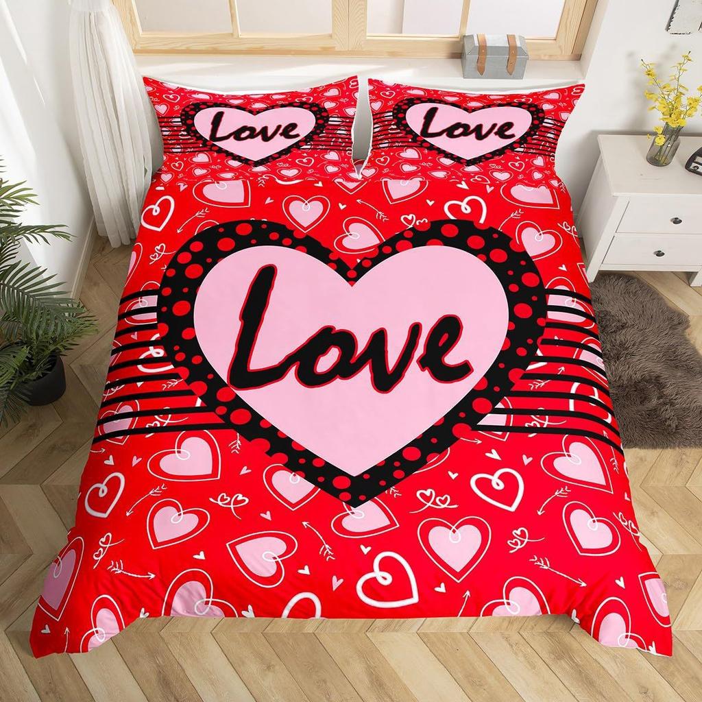 Modedrucktechnologie, 3D-Digitaldruck, Bettwäsche, Bettbezüge, Kissenbezüge, dreiteilige Sets