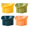 Macaron Color Pet Bowl Dog Cat with Raised Stand Food Water Feeder Protect Cervical Vertebra Backflow Prevention Elevated
