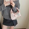 Embroidered canvas bag women's summer new fashion niche shoulder messenger bag portable dumpling bag
