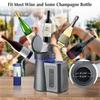 Raffreddatore Elettrico per Vino, Controllo Temperatura 34F-68F Raffreddatore Portatile Singola Bottiglia per Vino Rosso/Bianco