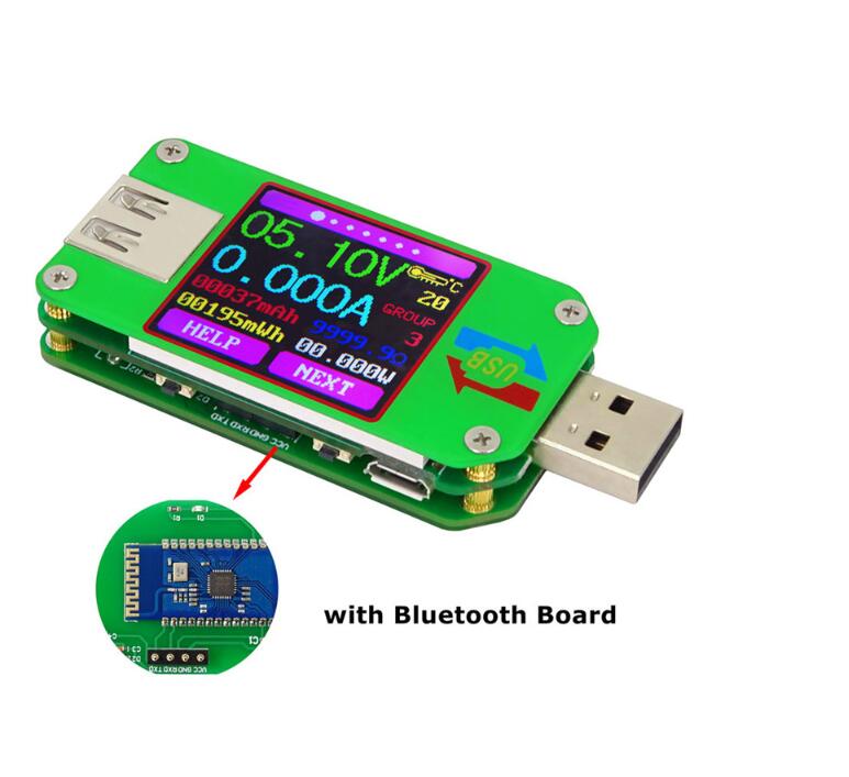 Type- C Voltmeter Ammeter UM25/25C UM24/24C UM34/34C Color LCD Display  DC Volt Quick Charger Amp Ammeter Power Bank Detector