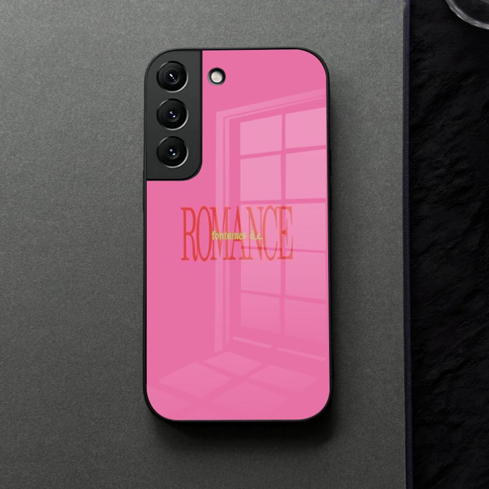 Fontaines DC Romance Phone Case Glass For Samsung Galaxy S21 S25 S22 S20 S24 S23 Ultra Fe Plus A16 A34 A54 A24 Coque