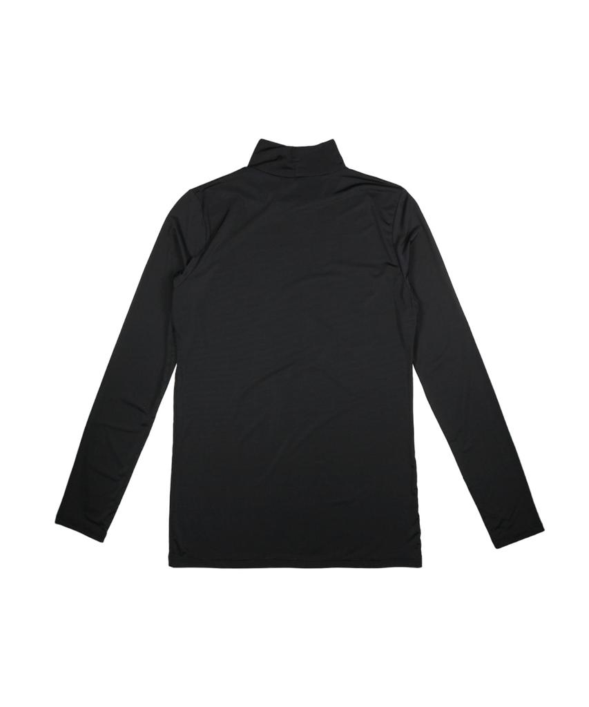 MONBIRDIE GOLF Uv Protect T-Shirts Uv Protection High-Neck Ultra-Light Functional Inner T-Shirt_Black