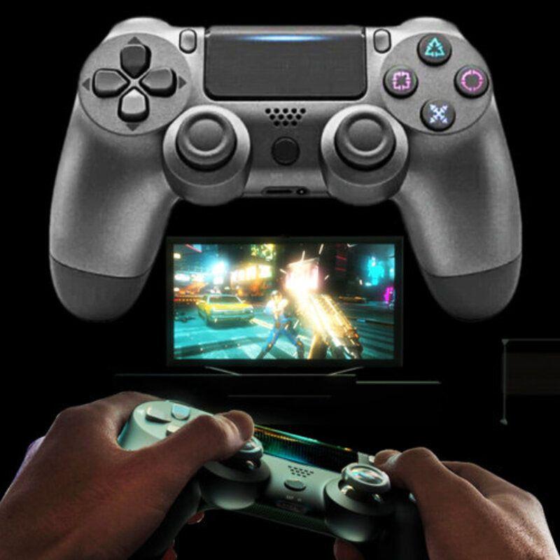 Controle de Jogo Sem Fio Gamepad Bluetooth Para Ps4 Preto Joystick Dualshock 4 Controle Preciso