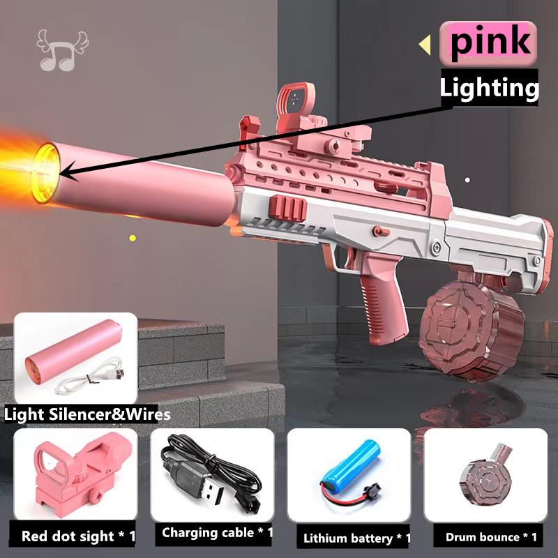 M416 Water Gun Electric Pistolet Shoot Toy Full Automatic Summer Shoot Beach Outdoor Fun Toy For Children Boys Girl Adults Gift