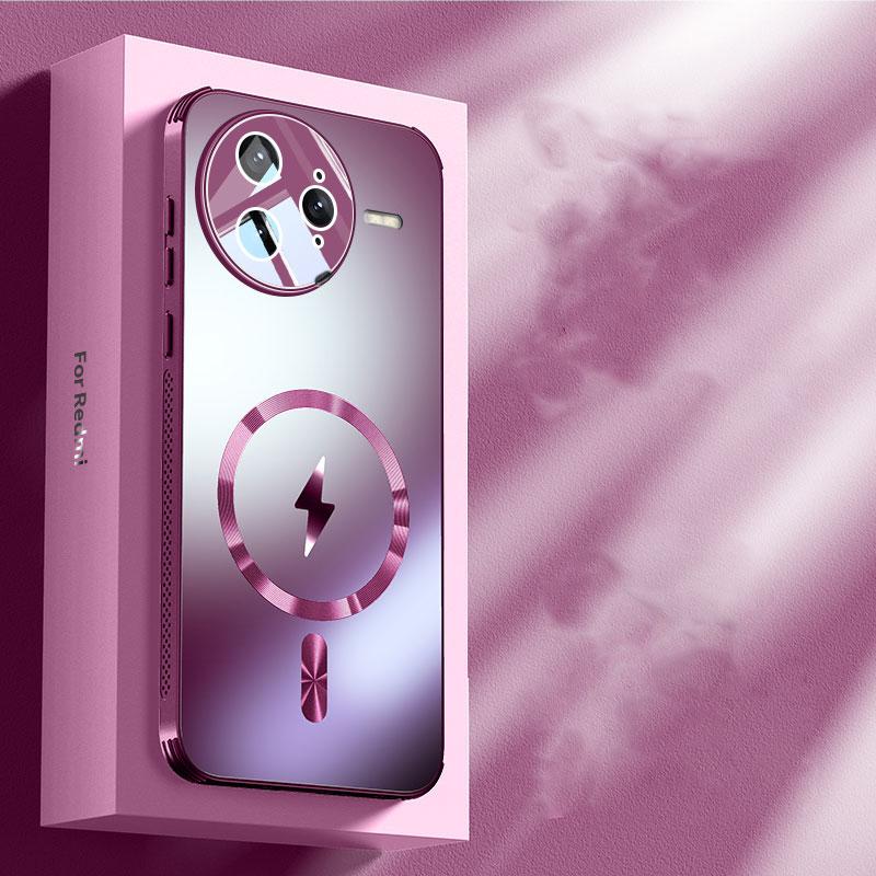 

Для Magsafe Magnetic Case для POCO F7 Ultra Frosted Shockproof Lens Protection Film Back Cover для Poco F7 Pro F7Ultra for Poco F7 Ultra фиолетовый