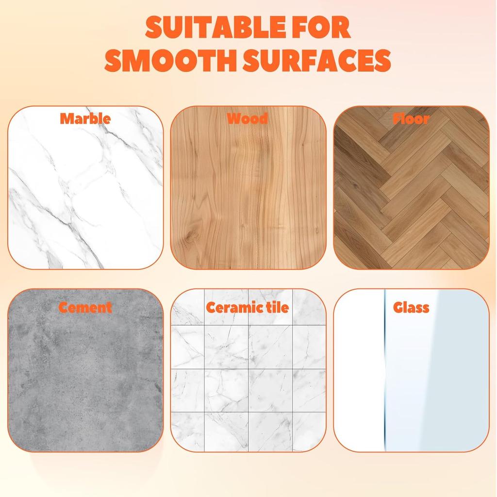 Transparent Door Stopper Self Adhesive Door Holder Catch Floor Mounted Door Stop for Protection of Wall and Furniture