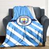 Manchester Crest Blankets Flannel Printed Breathable Warm Throw Blanket for Home Office Bedspreads 0708a10