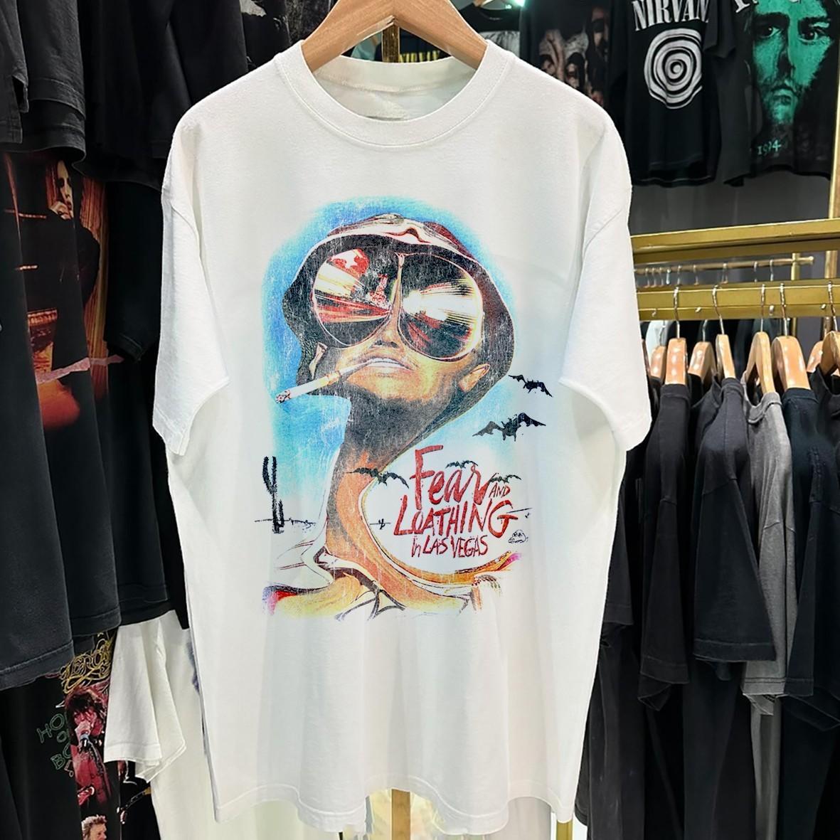 1998 Fear And Loathing Aged T-Shirt White S S