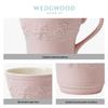 Wedgwood Joyful Holiday Pink Mug & Tea Caddy Set