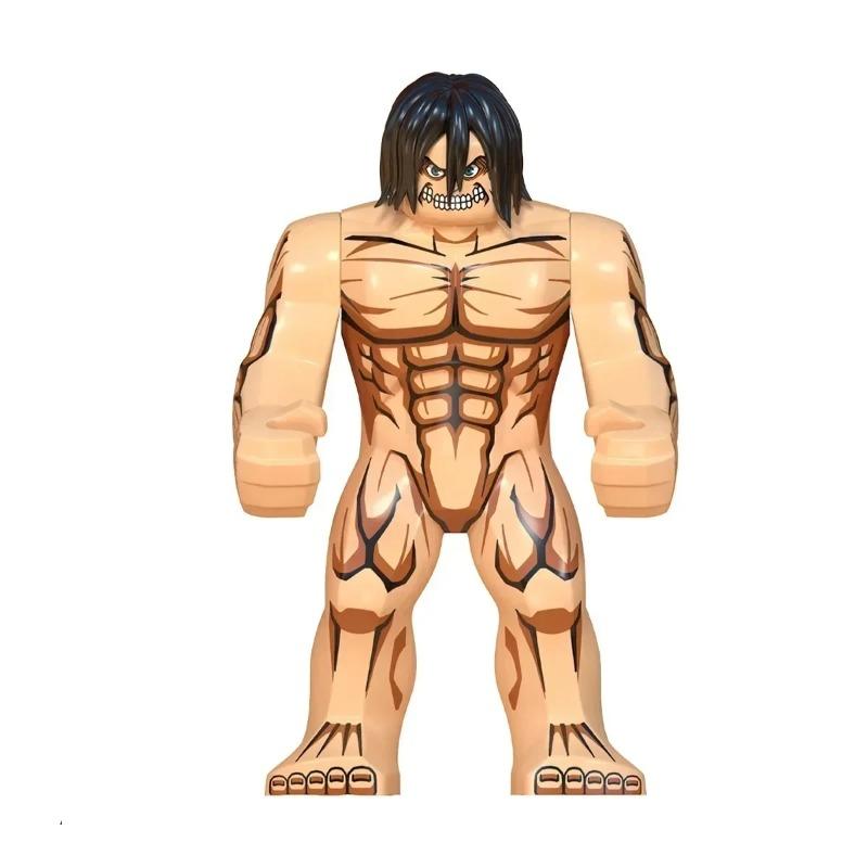 Blind Box Building Blocks Mini Model Figures Attack on Titan Levi Ackerman Eren Mikasa Giant Annie Halloween Christmas Gifts Toy