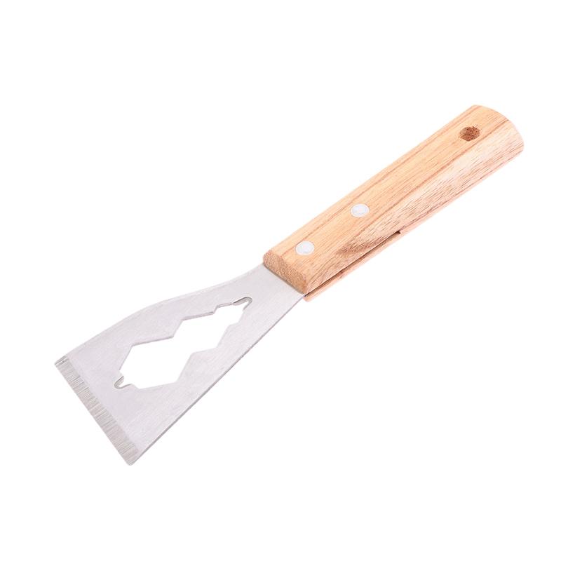 Dust Scraper Putty Knife Wall Covering Tool Decoration Multifunctional Shovel Putty Knife With Wooden Handle