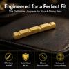 38mm Bass Guitar Nut Pre-Slotted Bass Replacement Nut Durable Electric Bass Nut  Electric Bass