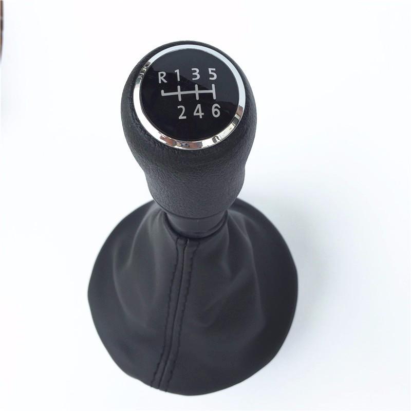 Gear Shift Knob Shifter Lever Stick Gaiter Boot Cover Car Accessories For Volkswagen VW Transporter T5 T5.1 T6 Gp 2003-2019