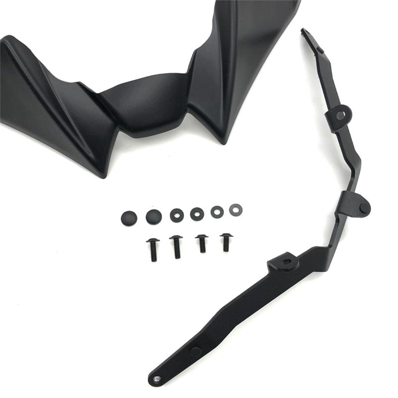 A28G-1Set Front Fender Beak Cowl Guard Extension For MT-09 MT09 V3