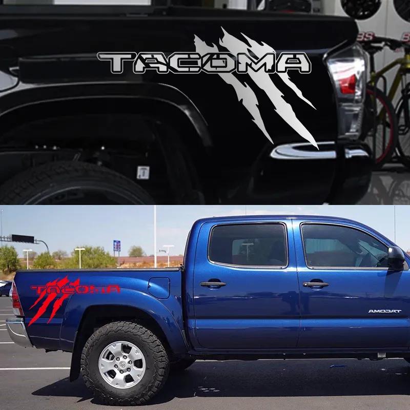 Car Body Side Sticker For Toyota Tacoma SR5 TRD Parts Pickup Truck Bed Graphics Claw Styling Decor Decal Auto Tuning Accessories