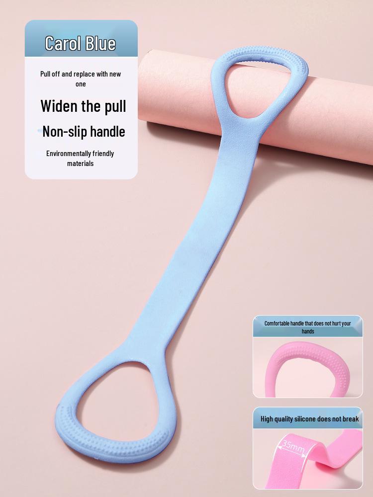 Women's Figure 8 Resistance Band for Back and Shoulder Exercises - Open Back Stretching, Slimming, and Yoga Fitness Tool with Thickened Elastic.