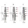 1/2 3/8 Drive Universal Pagoda Head Valves Joints 5 Step Stepped Radiator Spud Wrench Valves Lugs Repair