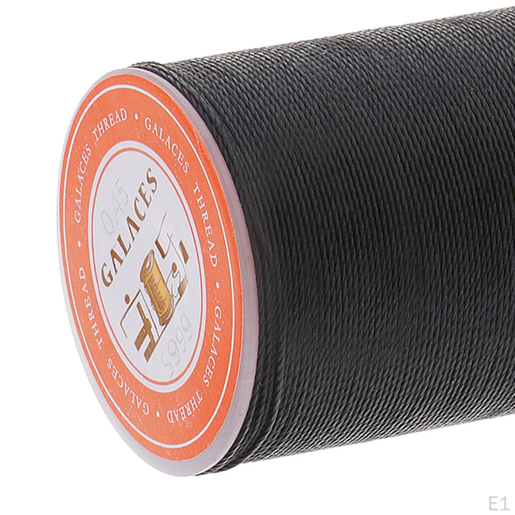 0,45mm Sewing Thread Leather Waxed Flat For Shoes Luggage,