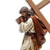 Jesus Ornament Supplies Scene Layout Lightweight with Holder Stand 2D Acrylic Sign for Mantel Decor Centerpiece Easter Holiday