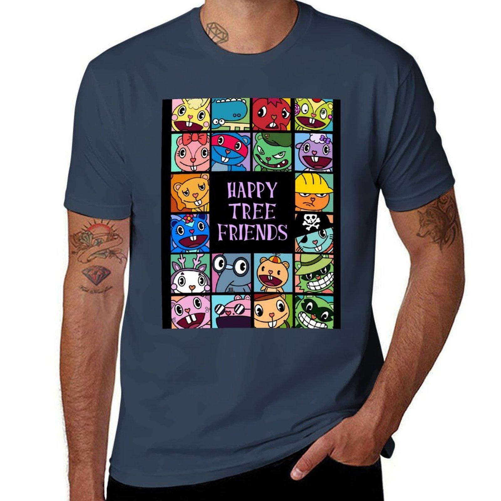 Happy Tree Friends Tshirt Classic Print Short Sleeve Shirt S