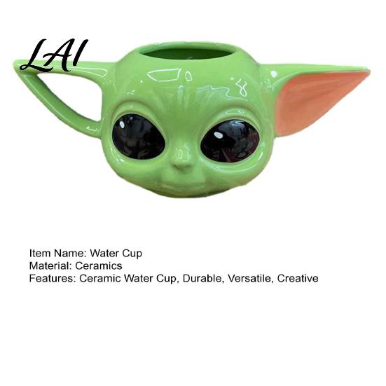 Funny Movie Character Gift 3D Cartoon Ceramic Water Cup Cute Relief Coffee Mug Unique Desktop Decoration Ornament Decorative for Hot And Cold Drinks
