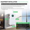 DAOUBOSS 48V 314Ah Floor Standing Energy Storage Battery 15kwh Batterie Pack With Smart BMS Home Power Wall-Mounted