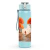1PC Autumn Orange Red Tree Hill Scene Print 750ml Color Plastic Sports Water Bottle Leakproof Flip Straw Lid Suitable for Sports Office Home Use
