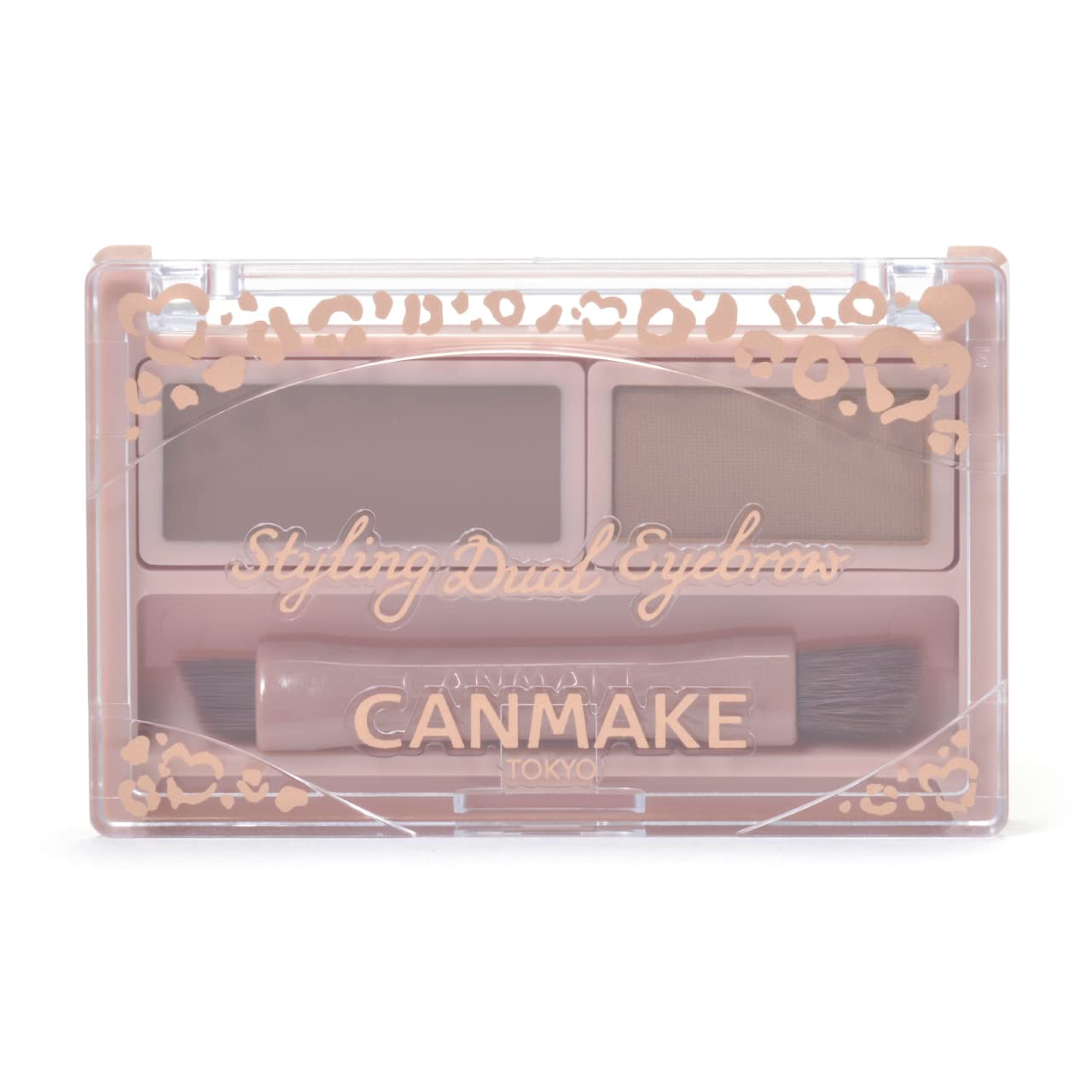 

Canmake Styling Dual Eyebrow 02 Warm Wax Base x Powder 3D 1 Count Brown, Base, Soft, Eyebrows, (x 1)