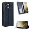 Flip-Hülle für OPPO A6 / OPPO A6S Ledertasche [Flip Vintage-Leder] Stoßfest Langlebig Retro Handyhülle