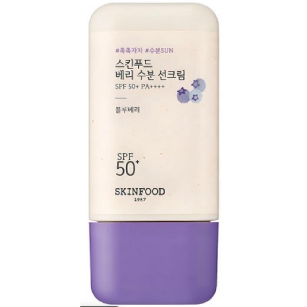SKINFOOD Berry Moisturizing Sunscreen SPF50+ PA++++ Hydrating Sun Cream 50ml (1 Piece)