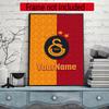 Galatasaray Personalized Name Diamond Paintings Mosaic Wall Round Diamond Art Painting Kits Embroidery Crystal Accessories Frameless