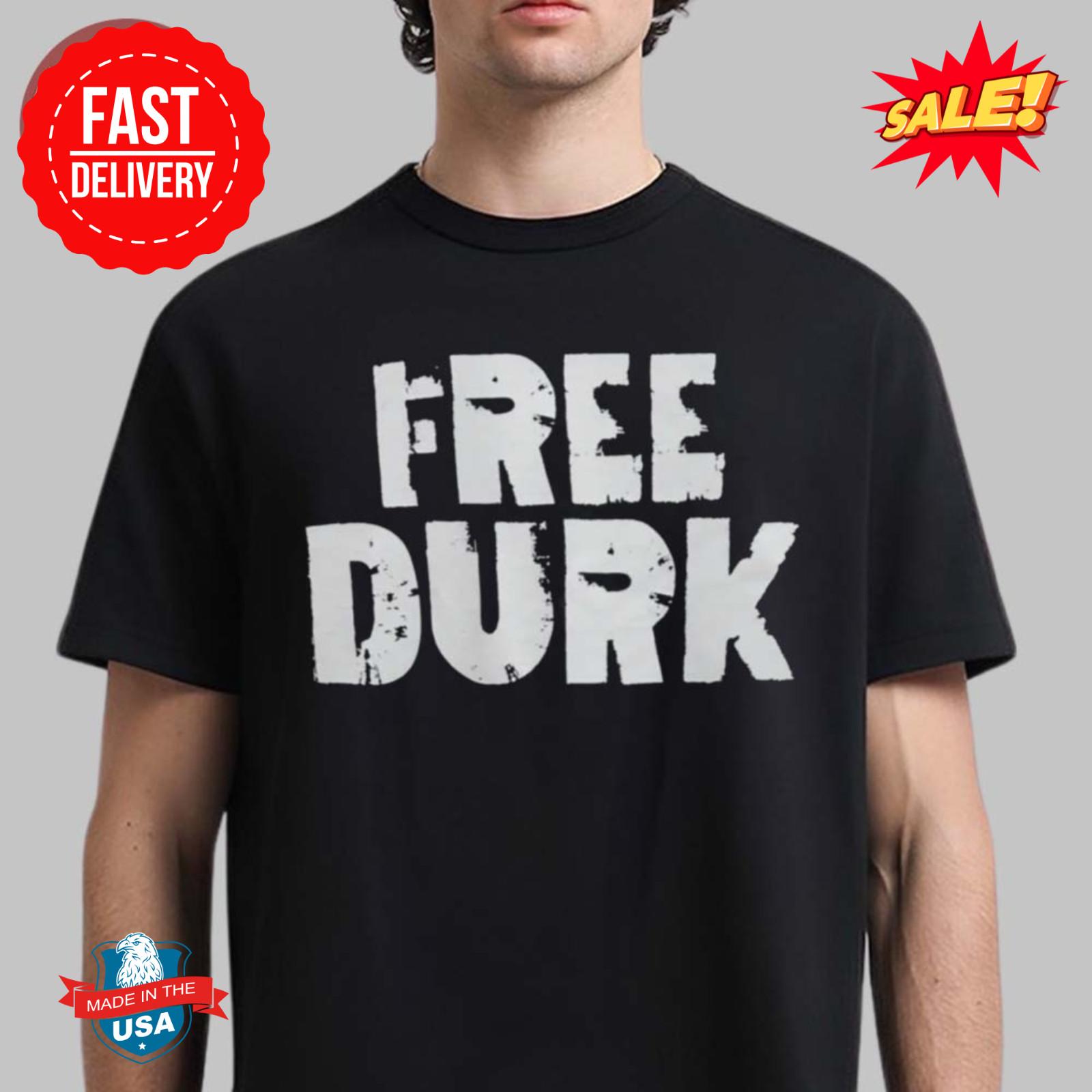 Бесплатный Durk Lil Durk Новый мерч 2025 Классическая футболка XXL