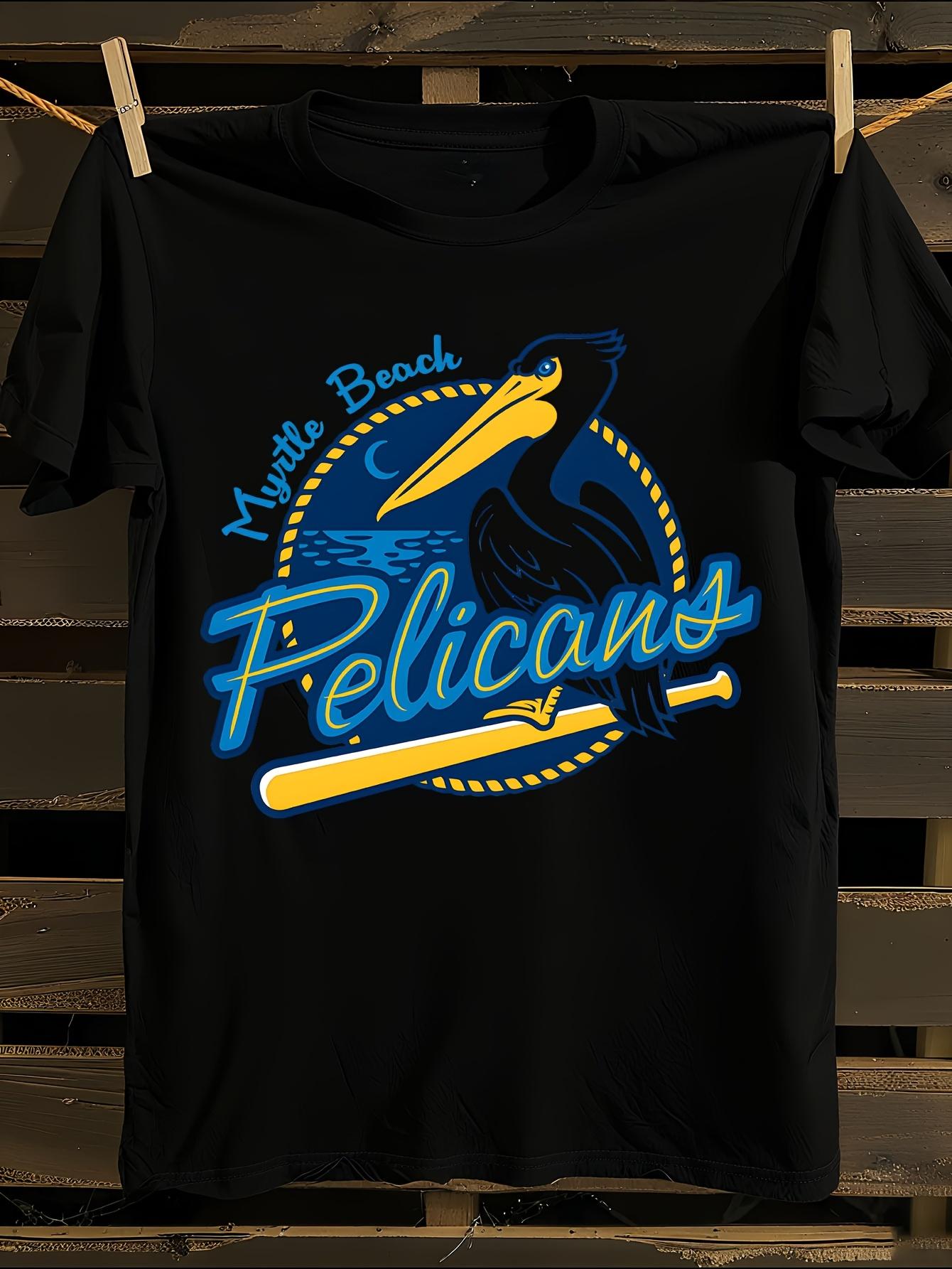 Myrtle Beach Pelicans Graphic Tshirt L