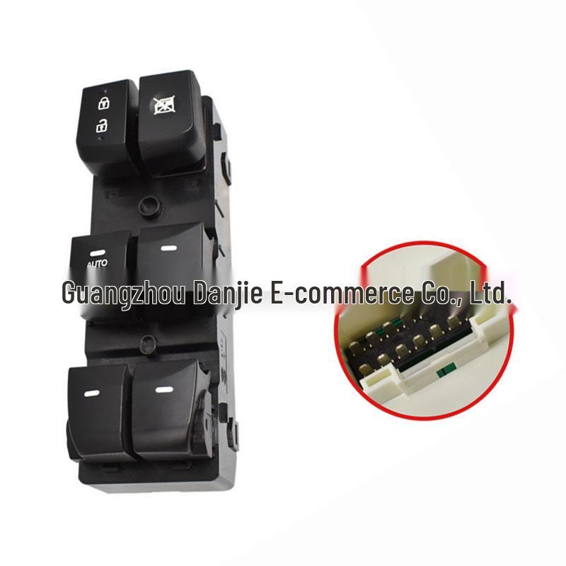 Hyundai Elantra (Langdong) Front Left Auto Power Window Switch 14cm x 4.6cm чёрный