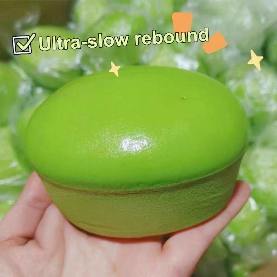 Squeeze Toy Soft Slow Rebound Stress Relief Toy Simulated Cheesecake Design Decompression Toy for Office Students Party