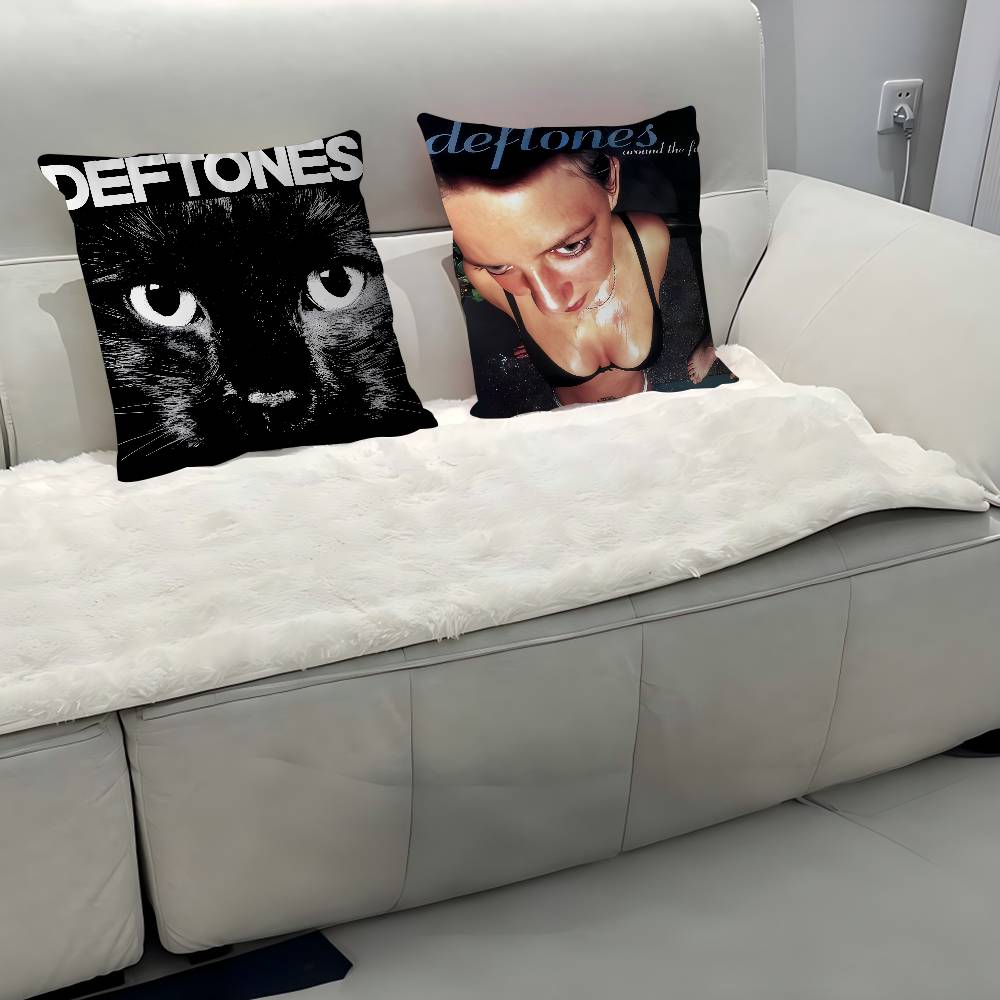 Deftones Music Pillow Cover Sofa Cushion Cover Home Room Decoration Children Gift