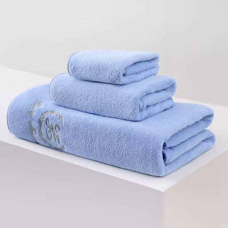 Thickened Soft Absorbent Bath Towel Set for Adults and Couples