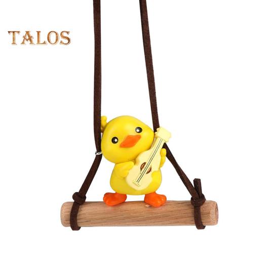 

Подвеска в виде утки для автомобиля, симпатичное украшение для зеркала заднего вида, крутая качающаяся утка, многофункциональная сумка, талисман для дома и сада, подарки жёлтый