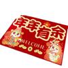 Snake Year Door Mat New Year Red Festive Door Mat Carpet Free of Care Can Be Cut Door Mat