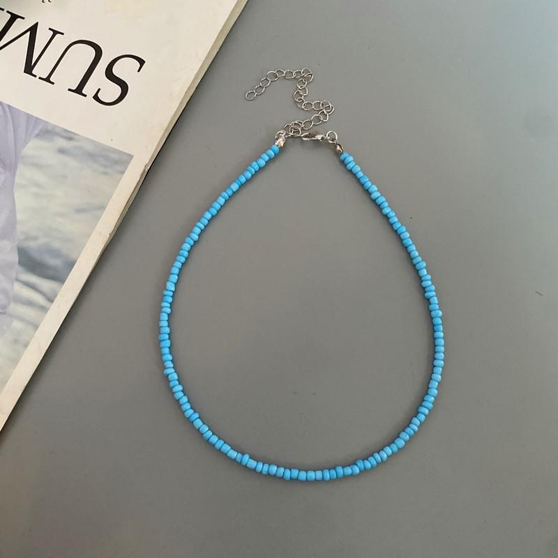 New Seed Beads Bohemia Choker Chain Fashion Charm Collar Colorful Handmade Colar Collar Necklace Jewelry Femme