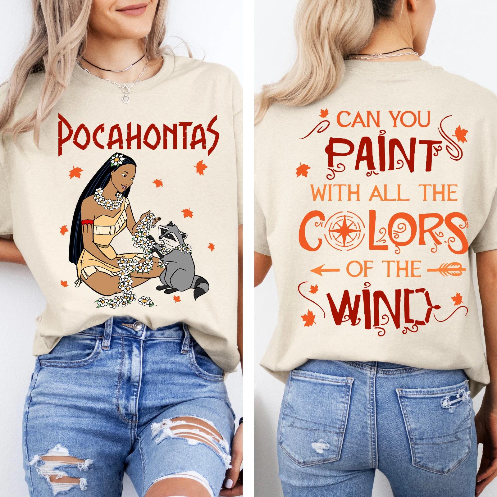 Pocahontas Meeko Raccoon Shirt Unisex Tshirt Womens Tshirt New Casual Fashion Couple Streetwear S