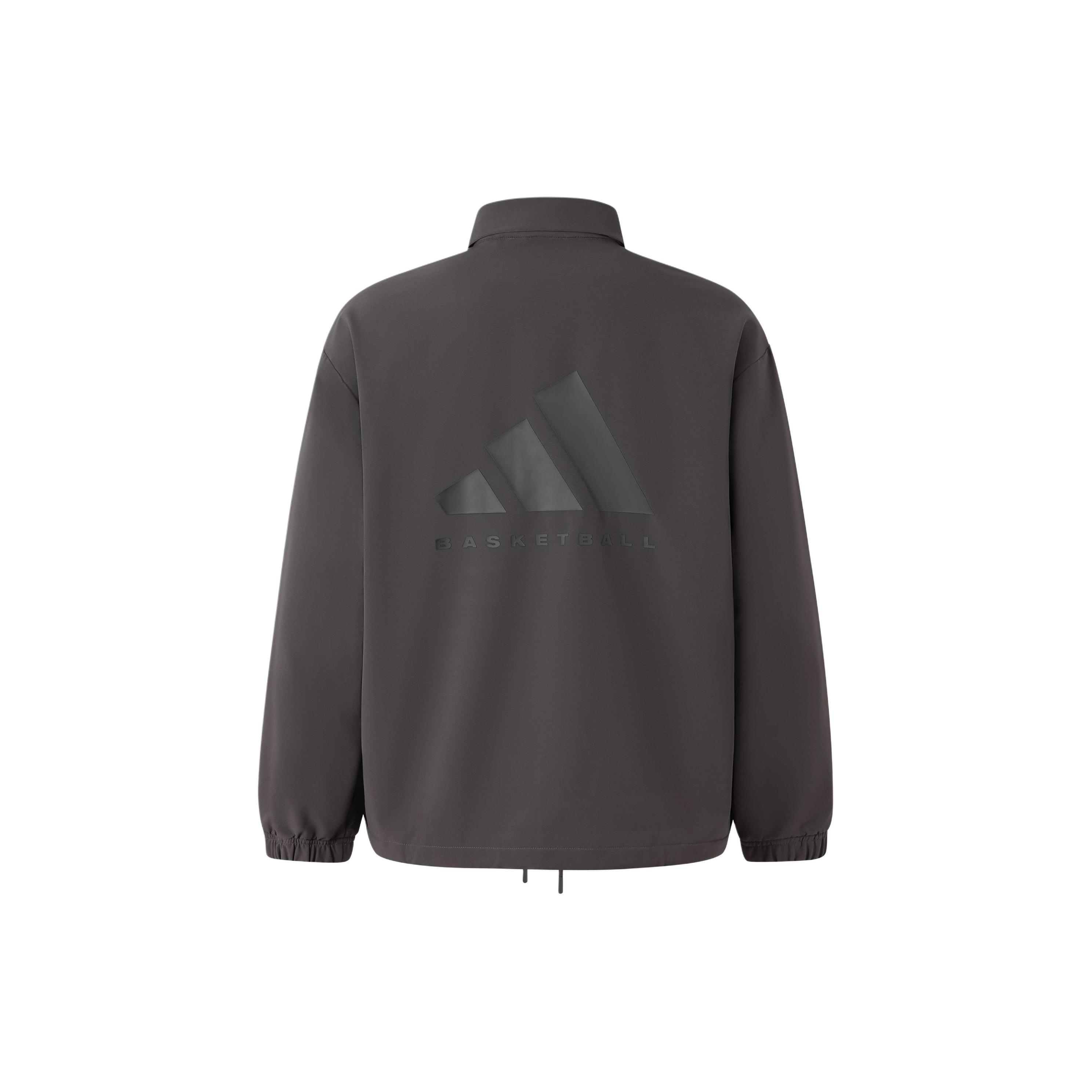 adidas Basketball Coach Jacket Asia Sizing Brown Men s IW1635 S