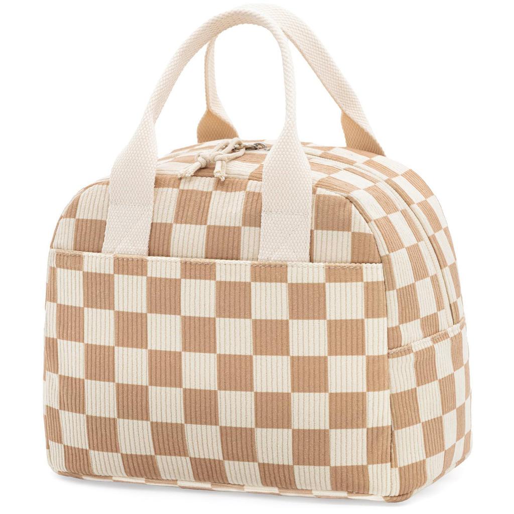 Insulated Reusable Lunch Tote for Adults - Portable Cooler Bag for Work or Picnics