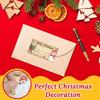 180Stickers/Roll Christmas Gift Label Stickers Blessing Tags Festive Design Santa Self Adhesive Sticker Gift Packaging Decoratio